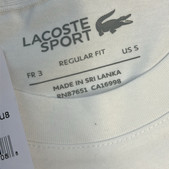 Lacoste | Contemporary Collection's  Ultra Dry Croc T-Shirt, Size S, NWT - Picture 5 of 10